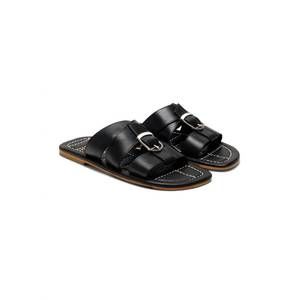 NEW FREE PEOPLE women's sloan buckle sandal in black